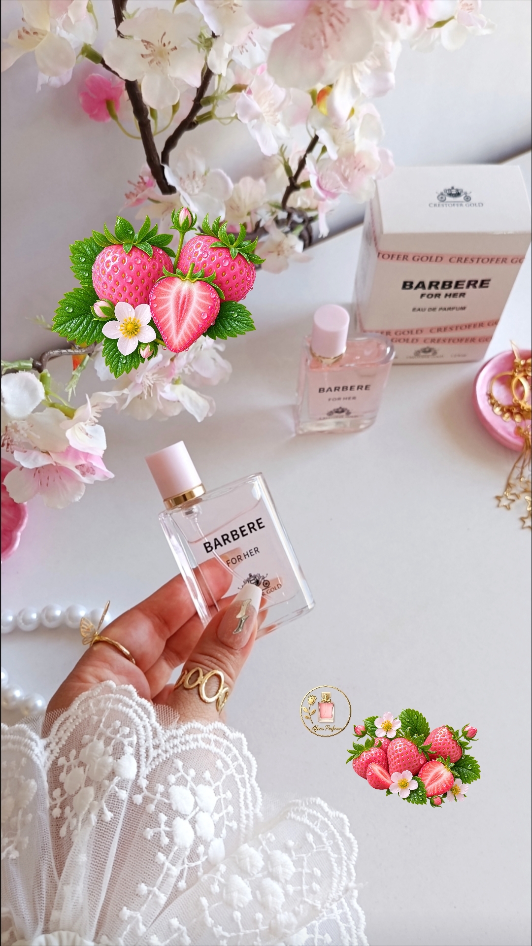 عطر مینی زنانه باربری هر 30میل ادو پرفیوم کریستوفر گلد